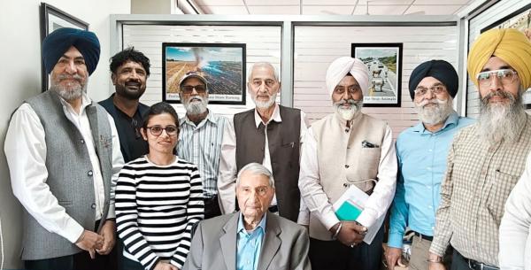 Padma Shri Dr. Gurdev Singh Khush, Dr. Jatinder Paul Singh Gill, Vice-Chancellor, and Prof. Sukhpal Singh, Chairman, Punjab State Farmers & Farm Workers Commission, Punjab, along with other eminent scientists and policy leaders
